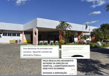 Hospital Regional do Velho Chico é denunciado ao Ministério Publico por violação de sigilo profissional e desrespeito ao direito à privacidade de uma paciente