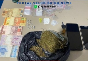 PM prende traficante e apreende drogas em Ibotirama