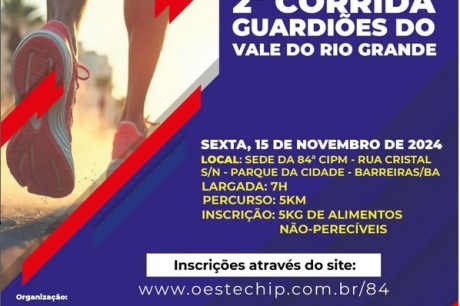 A 84ª CIPM tem a honra de anunciar a 2ª Edição da Corrida Guardiões do Vale do Rio Grande!