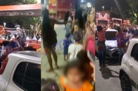 ABSURDO: Criancinhas esperam até 22h e caminhão de Papai Noel da Coca-Cola aparece vazio no subúrbio