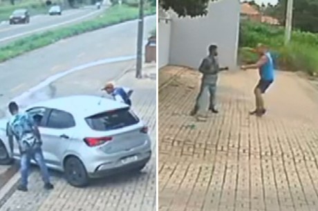 Mecânico que foi perseguido por motorista de app com faca diz que chegou a ser chutado e que quase foi atropelado pelo homem