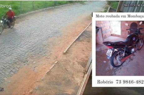 Motocicleta é furtada na zona rural de Brejolândia