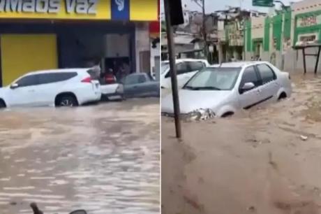 Moradores desabrigados, alagamentos e rodovia destruída: cidades da BA decretam emergência por causa das fortes chuva