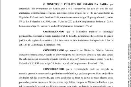 Após decreto de calamidade financeira, MP-BA recomenda que prefeitura de Correntina cancele o Carnaval